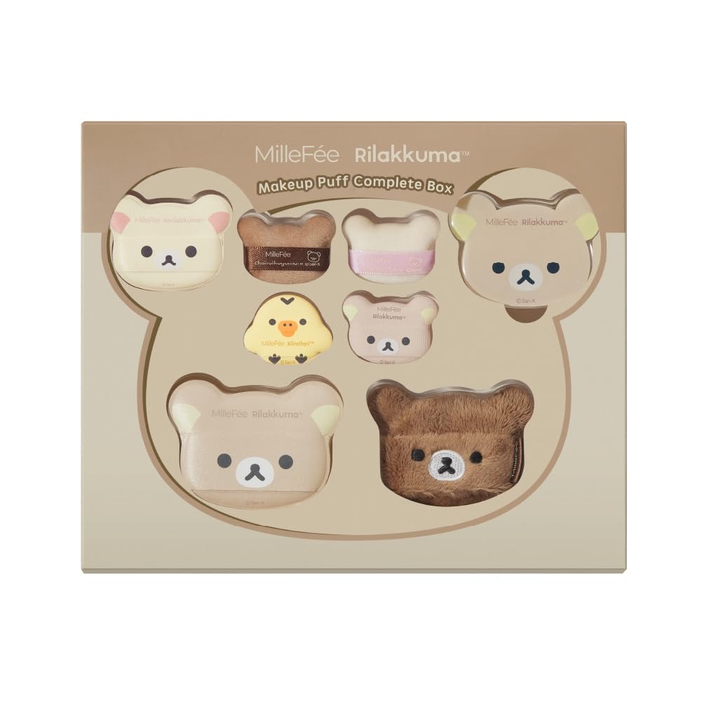 Amazon.co.jp: ミルフィー リラックマコラボパフ コンプリートボックス